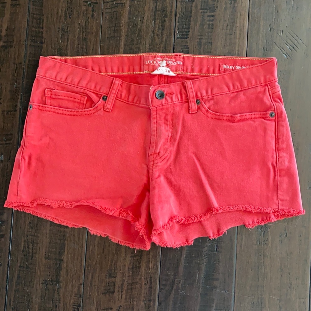 Lucky Brand Riley Short Red Size 6 / 28